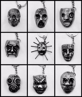 1 Slipknot Keychain Keyring Mask Handmade