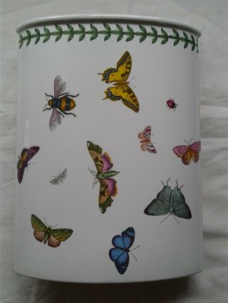 Portmeirion The Botanical Garden Butterflies Marquis Oval Vase Made In Britain