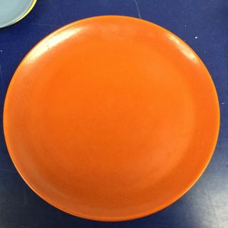Vintage Catalina Island Pottery Orange Large Platter 12.  5”