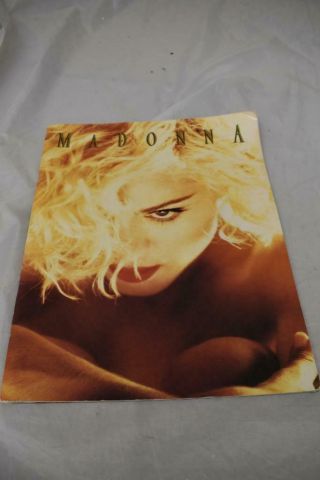 Madonna Blond Ambition World Tour Picture Book.