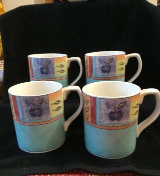 Set Of 4 Royal Doulton Everyday Trailfinder Mugs 1997