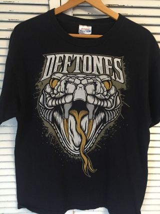 Vintage Deftones Snake T Shirt 100 Cotton Large