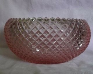 Pink Depression Glass Anchor Hocking Miss America Rounded Edge Serving Bowl