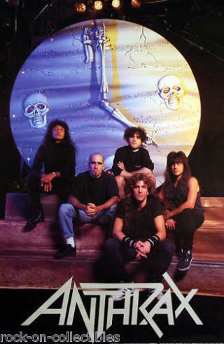 Anthrax 1990 Persistence Of Time Store Poster