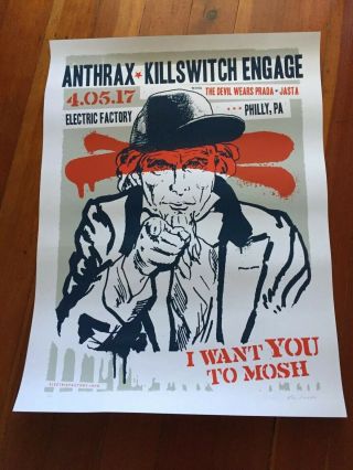 Anthrax Philadelphia Poster