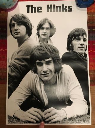 “the Kinks” Band,  Black And White Poster