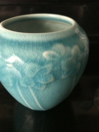 Vintage Rookwood Pottery Arts & Crafts Cabinet Vase " Xlvi " 1946 6432 Dusty Blue