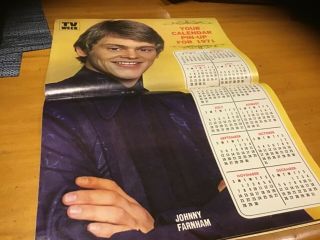 Old Tv Week Johnny Farnham Music Poster Only 1971