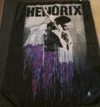 Jimi Hendrix Textile Poster Flag Rare Guitar God