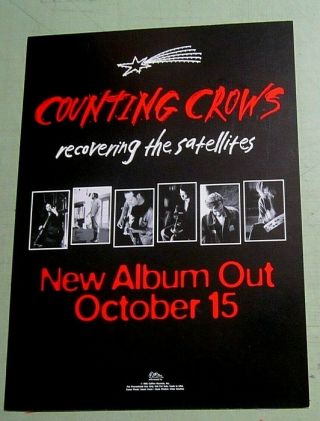 Counting Crows 1995 Geffen Records,  Inc Display Cardstock