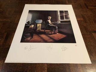 Rush Power Windows Limited Edition Plate Signed Lithograph 2194/2500