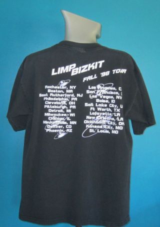 CONCERT/TOUR SHIRT - LIMP BIZKET (FALL TOUR ' 98) SIZE EXTRA - LARGE (1998) 2