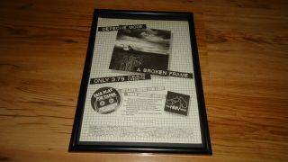 Depeche Mode A Broken Frame - Framed Press Release Promo Poster