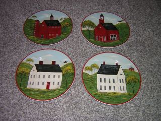 Warren Kimble Country Life Collectible Plates Brandon House Set Of 4 Plates