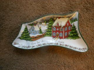 Susan Winget  A Christmas Story  Porcelain Candy Dish By Portmeirion Studios