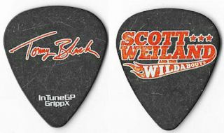 Scott Weiland And The Wildabouts Color/black Tour Guitar Pick