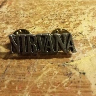 Nirvana Vintage Metal Lapel Pin From Late 90 