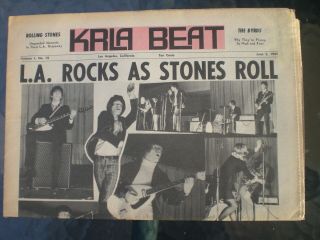 Krla Beat 13 6/2 1965 L.  A.  Rocks Rolling Stones L.  A.  Concert Beatles
