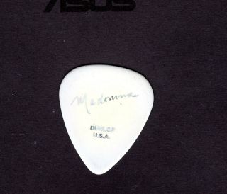 Madonna Real 2006 Confessions Tour Silver Foil On Pearl Signature Guitar Pick