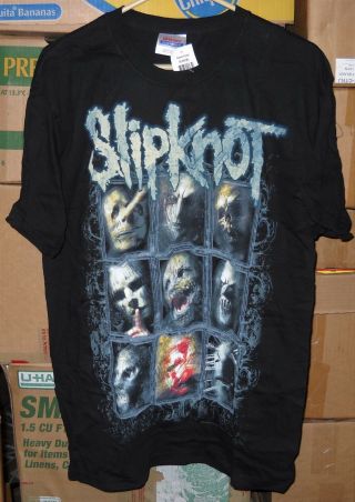 Slipknot,  Future Frame,  Black 2 - Sided T - Shirt By Bravado (size Large Or Xl)