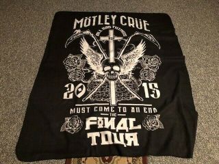 Motley Crue Final Tour Blanket