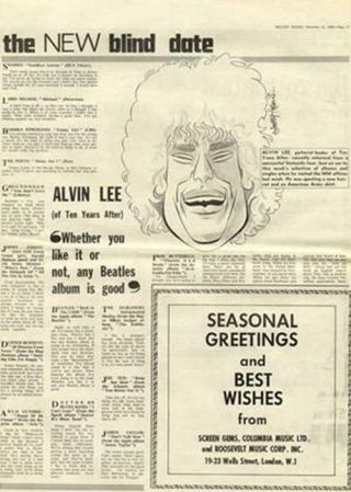 Alvin Lee Ten Years After Tya Mm6 Interview 1968