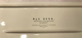 RAE DUNN “HOME FOR THE HOLIDAYS” CHRISTMAS SERVING TRAY/PLATTER WITH RED TRUCK 3