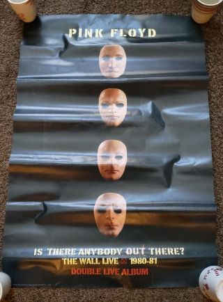Pink Floyd 2 Sided Promo Poster " The Wall Live 1980 - 81 " Us 2000 Ex Cond