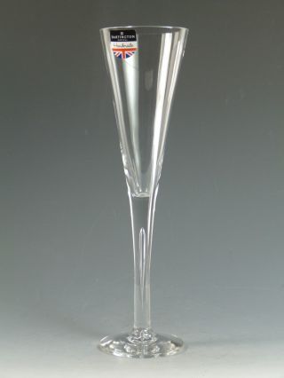 Dartington Crystal - Sharon Pattern - Champagne Flute Glass / Glasses -
