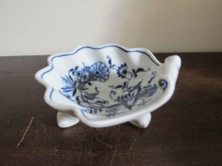 Blue Danube Japan Onion Footed Shell Shaped Candy Dish Banner Mark