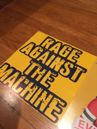 Rage Against the Machine Evil Empire 2 - Sided Promo Poster Flat 1996 12 