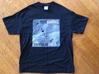 Peter Gabriel Growing Up Live Concert Tour Shirt 2002 - 3 (x - Large 23 " X29 ")