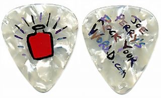 Aerosmith Joe Perry Authentic 2007 Rock Your World Hard To Find Band Guitar Pick