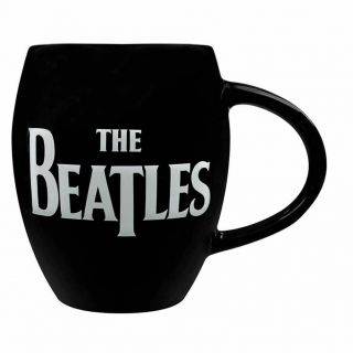 The Beatles Drop T And Apple Logo Embossed Mug
