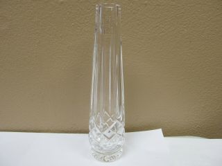 Waterford Crystal Narrow Bud Flower Vase 7” H Xlnt Cond