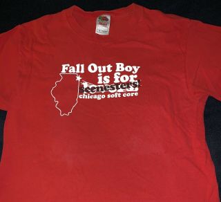 Fall Out Boy Tour Shirt From 2004 Size M Pete Wentz Patrick Stump