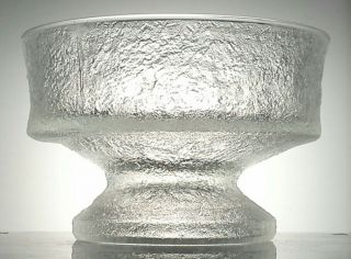 Sklo Union,  Vintage Glass Bowl By Pavel Panek For Rudolfovahut