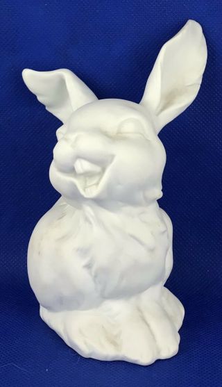 Ak Kaiser Gawantka Laughing Rabbit Bunny Hare White Bisque Porcelain Figurine