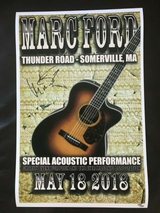 Marc Ford Signed Poster