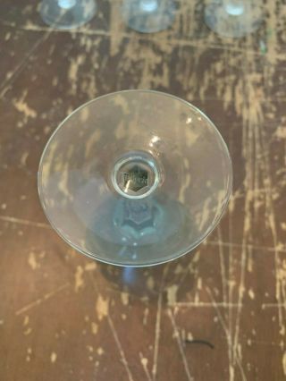 4 Vintage Fostoria Debutante Gray Glass Water Goblet 4