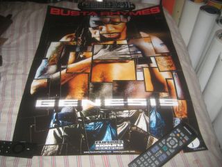 Busta Rhymes - Genesis - 1 Poster - 2 Sided - 18x24 Inches - Nmint - Rare