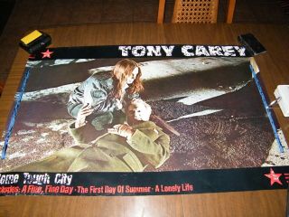Tony Carey Planet P,  " Some Tough City  Pink World " 2 Promo Posters 1 Price1984