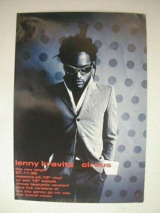 2 Lenny Kravitz Promo Poster 11271995