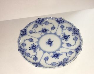 Royal Copenhagen Blue Fluted Full Lace Saucer First Quality