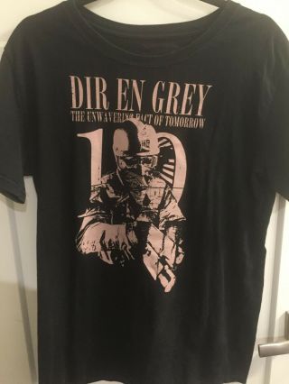 Dir En Grey The Unwavering Fact Of Tomorrow 2010 Japanese Tour T - Shirt L