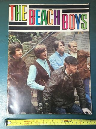 The Beach Boys 1965 Party Tour Concert Program Booklet Brian Wilson Pet Sounds