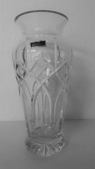 Marquis Waterford Crystal,  10 Inch Vase,  Glenbrook Pattern - Nib