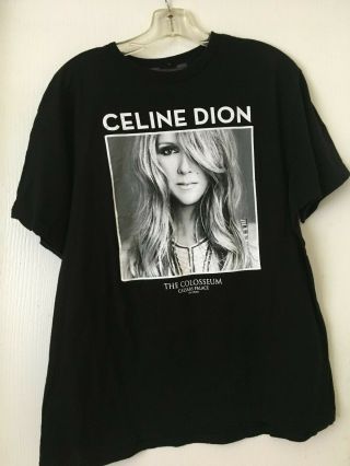 Celine Dion The Colosseum Ceasars Palace Las Vegas Concert T Shirt Size Xl