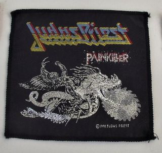 Judas Priest Vintage Pain Killer Tour Patch Rob Halford 1991