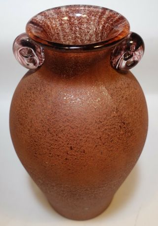 Mid - Century Estate Collectible Vintage 6” Italian Art Glass Vintage Pottery Vase